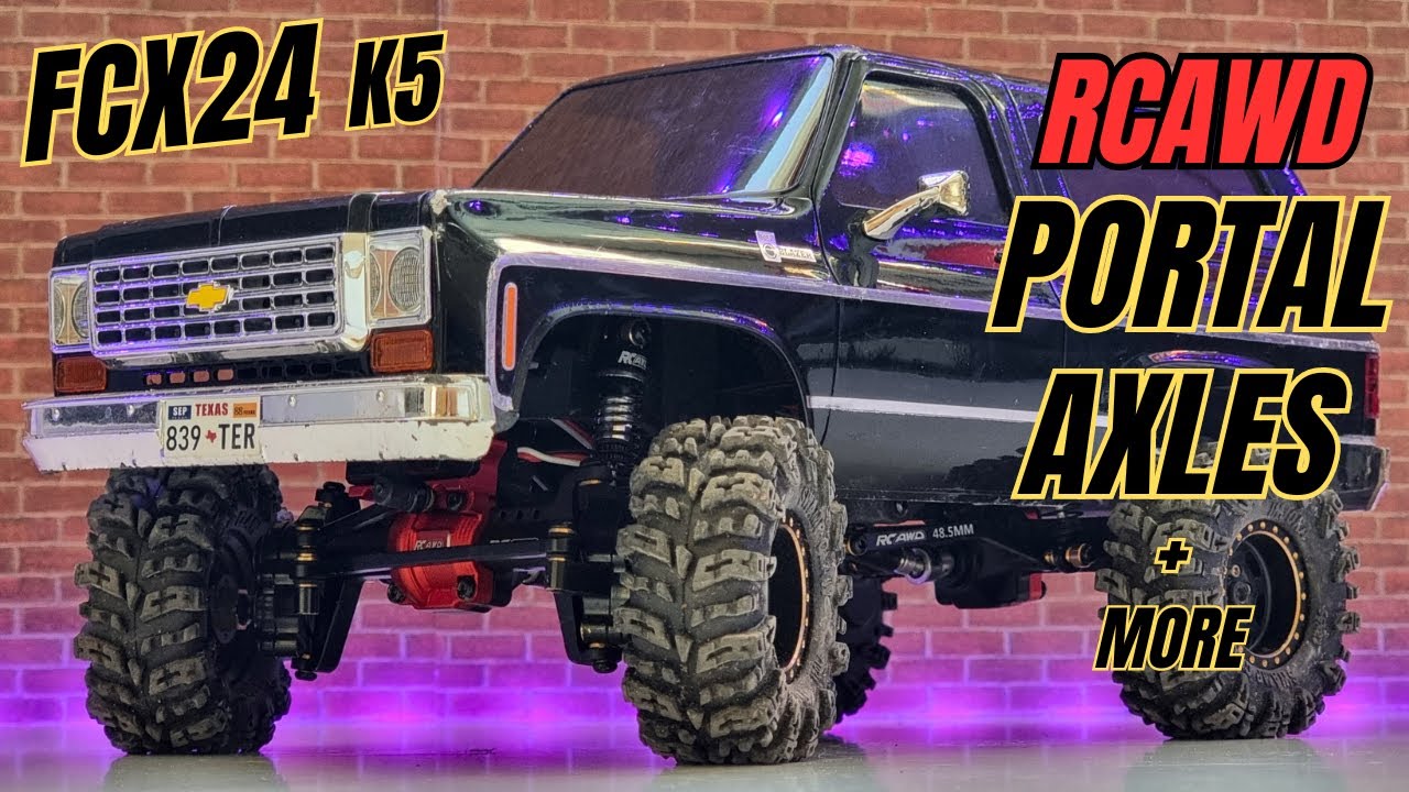 НОВЫЕ портальные оси RCAWD для FCX24 — обзор и тест