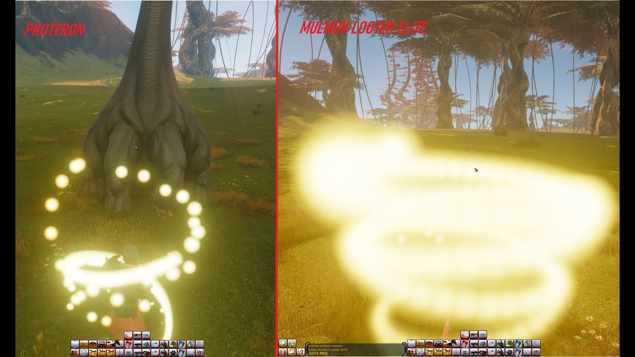 Entropia Universe : Proteron/Mulmun Looter Elite. - YouTube