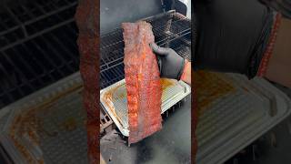 Maple Butter Baby Back Ribs With Sweet Bbq Pellets