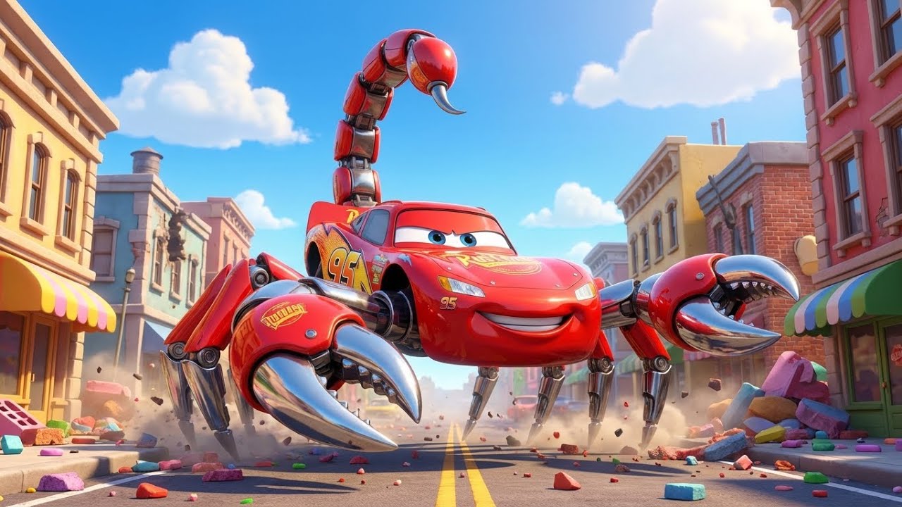 Joker Transforms McQueen into SCORPION MONSTER! 🦂 Epic Battle vs Superman Cat