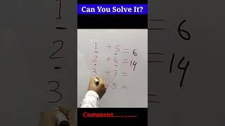 Puzzle Math || IQ Math || Brain game #puzzle #iqtest #braingames #puzzlemaths #shorts #puzzle