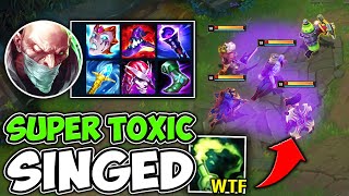 I DID OVER 100K DAMAGE WITH FULL AP SINGED! (POISON TRAIL OF DEATH)