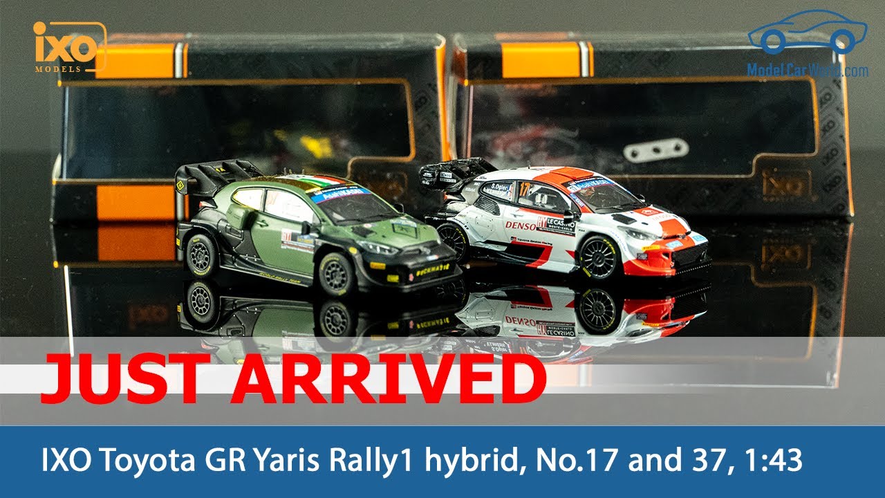 IXO - Just Arrived 1:43 Toyota GR Yaris Rally1 hybrid, No.17 and