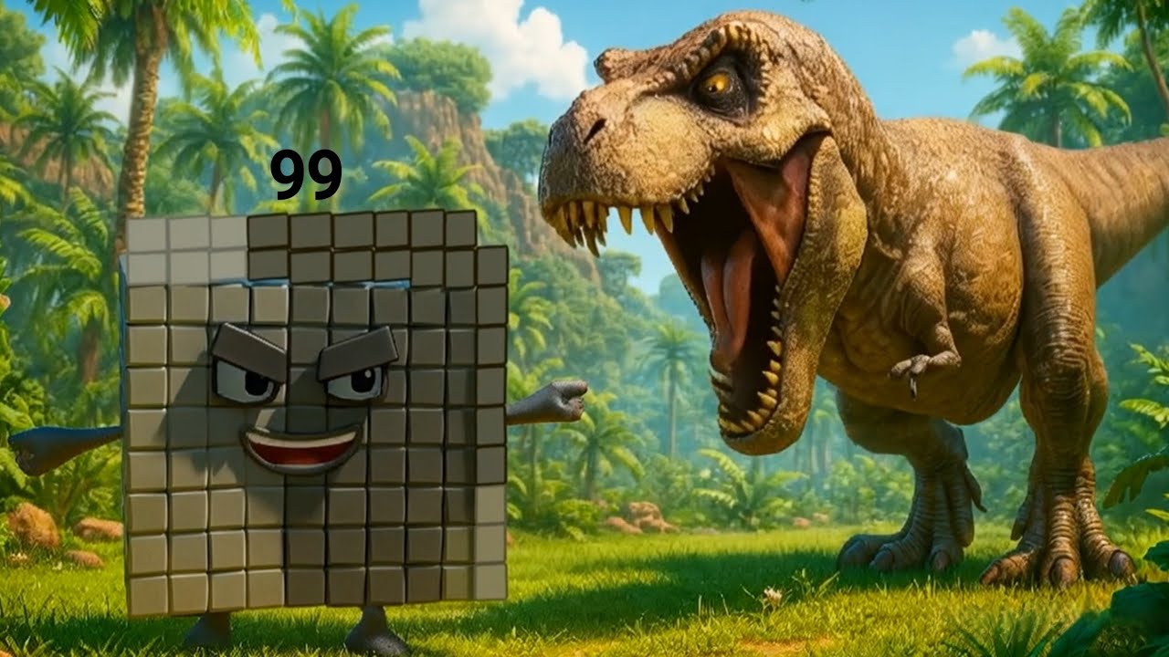 @numberbox-of-numberblocks Learn to Multiply by 9 with Numberblocks! Fun Math Cartoon for Kids.