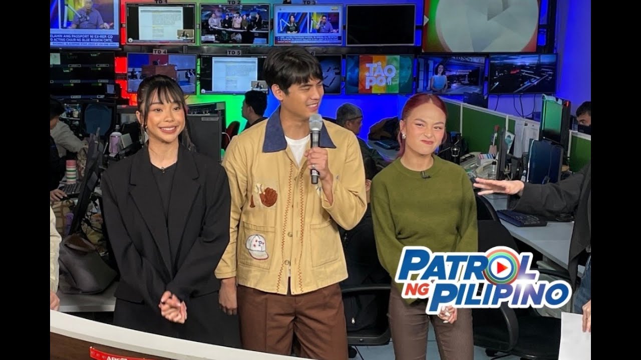 Maymay, Emilio, AC, at Roja cast nakigulo sa TVP Express | Patrol ng Pilipino