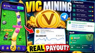 Victor's Company VIC Mining | VIC Withdrawal Proof + Price Update 2026 screenshot 2
