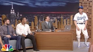 Eric Hosmer & Salvador Perez Meet Rapping 1986 Bret Saberhagen