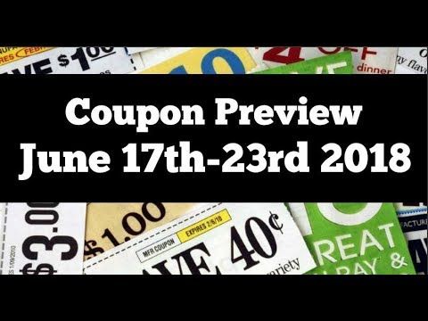 Coupon Insert Preview for Sunday June 17th 2018 2 Inserts