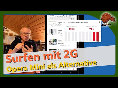 Surfen mit 2G und Egde - Opera Mini als alternativer Browser