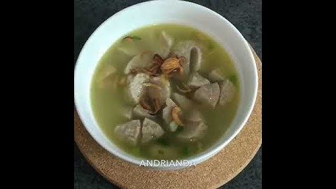 Resep Sup Bakso Sederhana Termudah