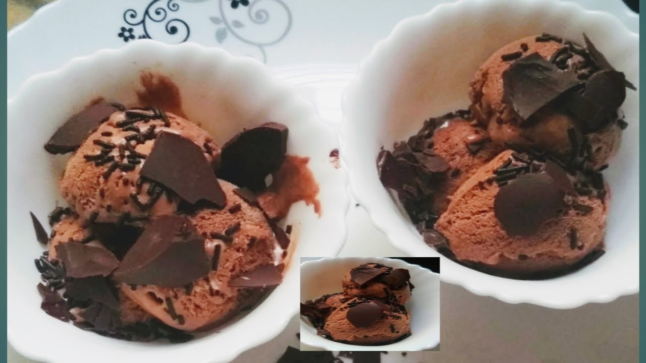 Easy Homemade chocolate ice cream recipe(only 3 ...