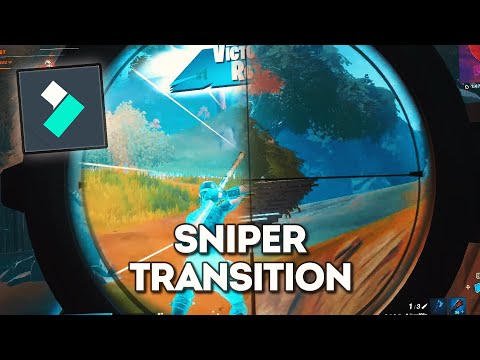 Tutorial: How to make this *INSANE* Sniper Transition in Filmora! [Edit like Naiv, Dignal]