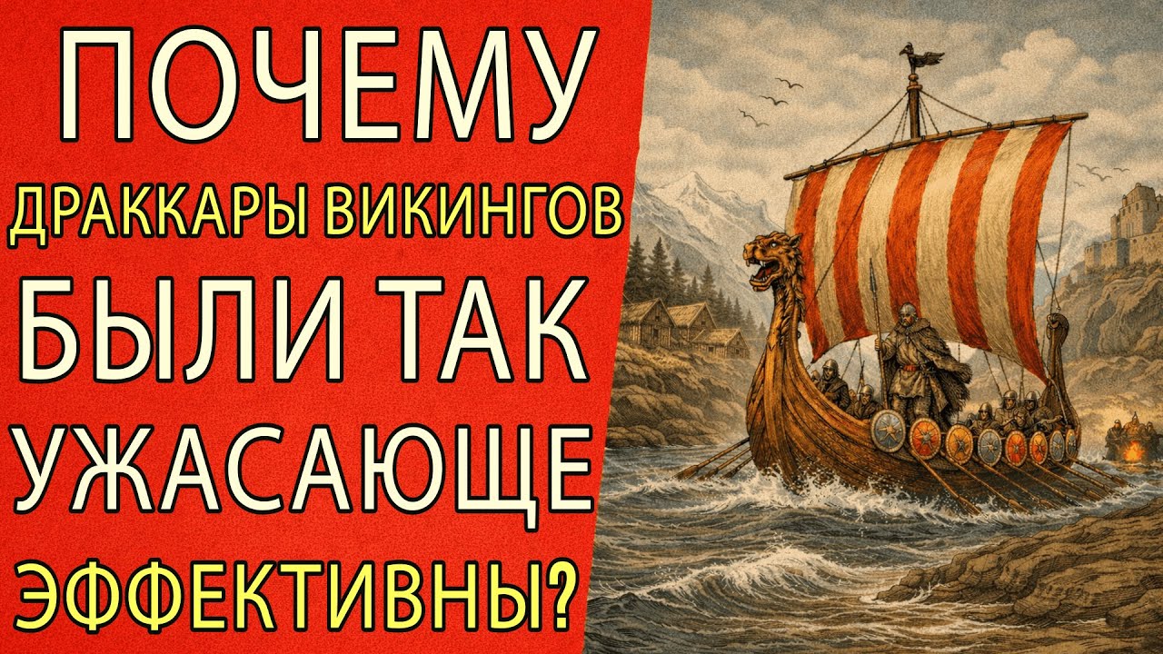 Почему драккары викингов были так ужасающе эффективны?