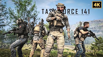 TASK FORCE 141 • Side Mission Walkthrough [ Extreme / No HUD ] Stealth & Loud 4K