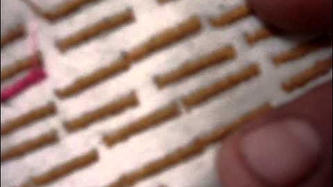 Juki LK-1852 42 stitch bartack part 2 of 3