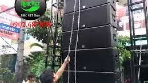 Bán dàn loa array công suất lớn về Cần Thơ 0902.687898