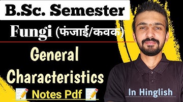 Fungi General Characteristics || Fungi || Bsc Semester || By Dadhich Sir