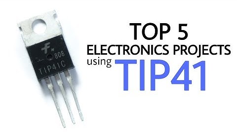 Top 5 electronics projects using TIP41 transistor