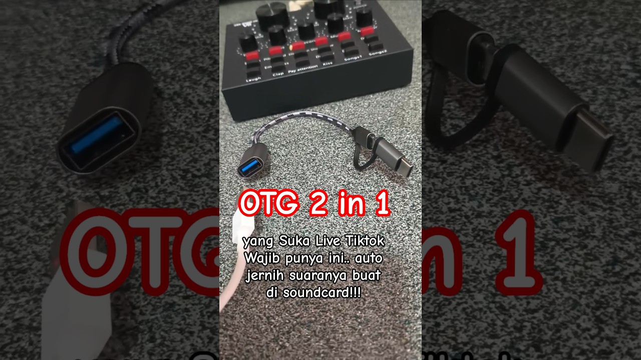 otg 2 in one untuk live tiktok