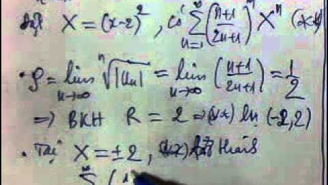 Chuoi 18: Chuỗi lũy thừa -Part 3