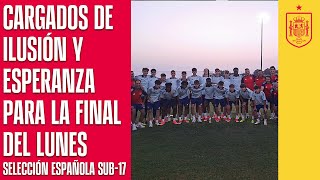 Cargados de ilusión y esperanza para la final del lunes | 🔴 SEFUTBOL