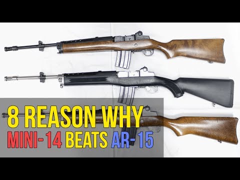 8 Reasons Why the Ruger Mini-14 is Better Than the AR15 (4K UHD)