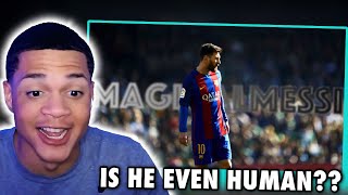 American NBA Fan Reacts To Is Lionel Messi Even Human? - 15 Times He Did The Impossible!!