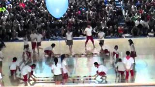 Quartz Hill High School Multicultural Assembly Tinikling 2011