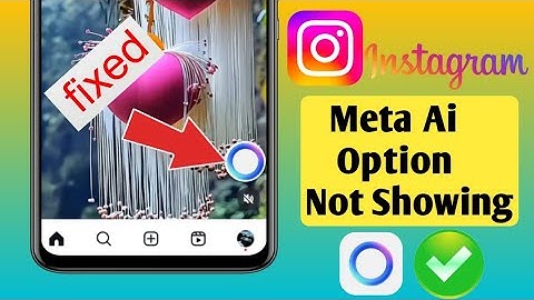 Instagram Meta Ai Option Not Showing Problem 2025 || How to Fix Instagram Meta Ai Option Not Showing