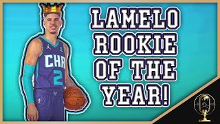 LaMelo Ball wins rookie of the year!!!!