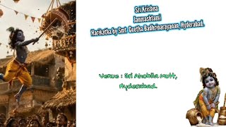 Sri Krishna Janmashtami. Discourse at Sri Ahobila Mutt, Hyderabad by Smt Geetha Badhrinarayanan. 