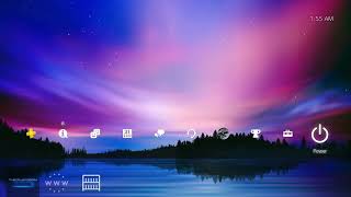 Purple Sky - Northern Lights PS4 Theme