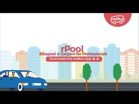 rPool by redBus - Bikepool and Carpool for Professionals