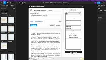 Create Wireframes using Figma plugin in a few seconds