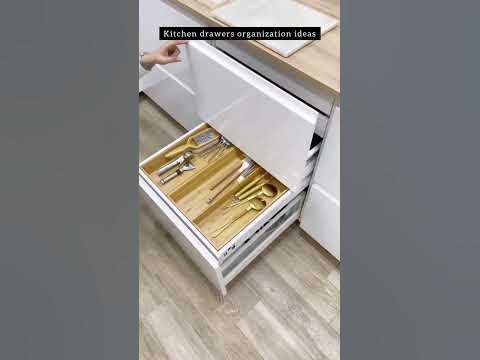 Kitchen Drawer Organization Ideas - YouTube