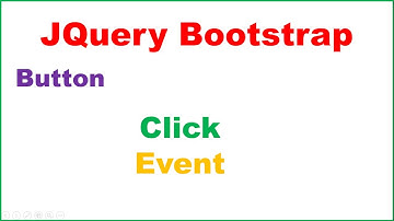 JQuery Bootstrap Ep.02 : Button Click Event - Select by ID