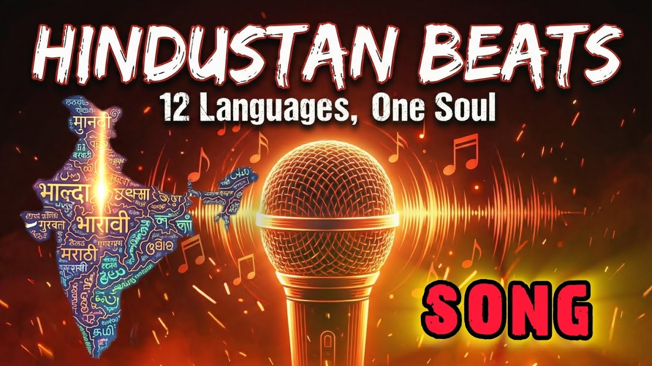 Hindustan Beats: 12 Languages, One Soul | Official | Yug AI Music  🇮🇳