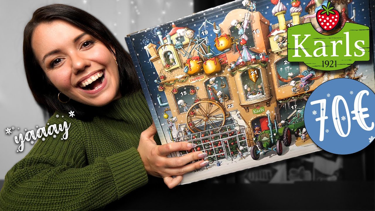 Ich teste einen Erdbeeren Adventskalender von Karl's Erdbeerhof! - YouTube