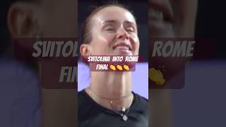 Svitolina Survives Swiatek Thriller to Reach Rome Final #elinasvitolina #igaswiatek #rome #tennis