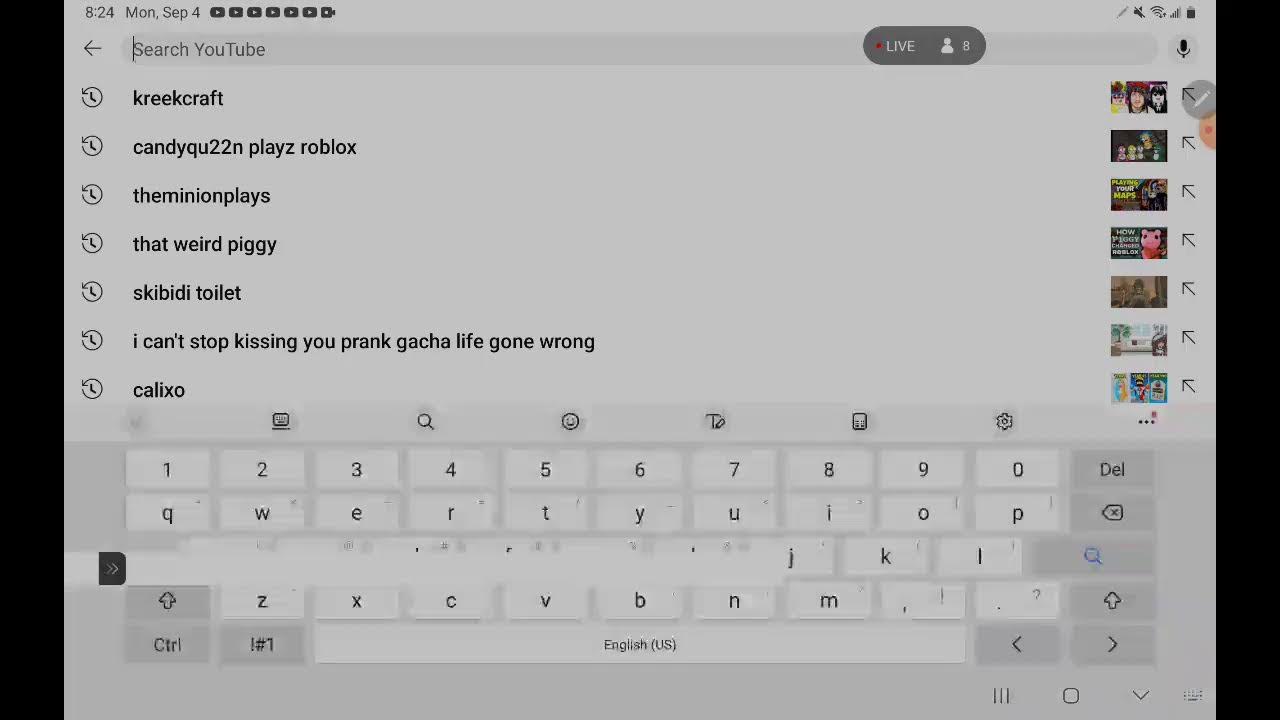 playing other random games and raiding streamer YouTube