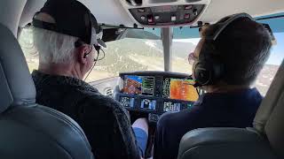 First Flight in Cirrus Vision Jet G2+ | Montgomery KMYF to Big Bear Lake KL35 V2