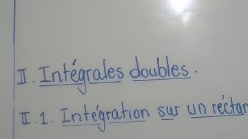 Introduction aux intégrales doubles et triples