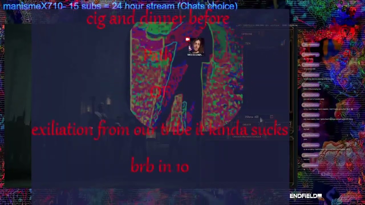 VOD making guitar; rocket league; path of exile- and endfield! (Part 39/50)