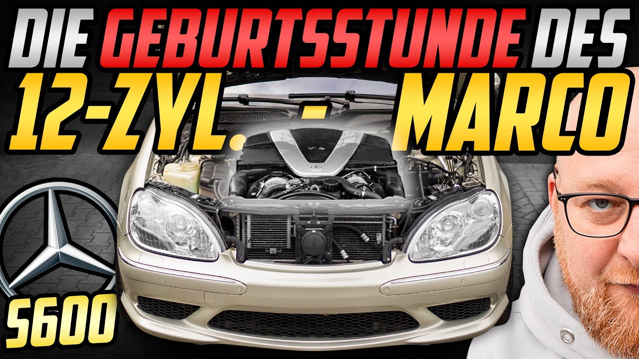 V12 BITURBO für unter 10.000€?! - Mercedes W220 S600 - MARCO ist BEGEISTERT!