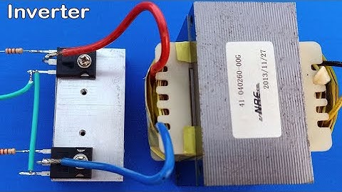 DIY 12v DC to 220v AC Inverter, Power Inverter using Transistor  TIP3055
