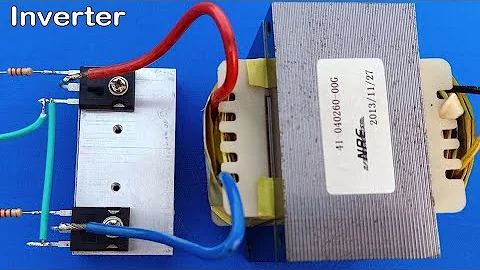 DIY 12v DC to 220v AC Inverter, Power Inverter using Transistor  TIP3055
