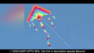 Easy Fly Colorful Rainbow Kite Outdoor Fun Sports Beach Kids Children  Buitenspeelgoed Cometas De Vi
