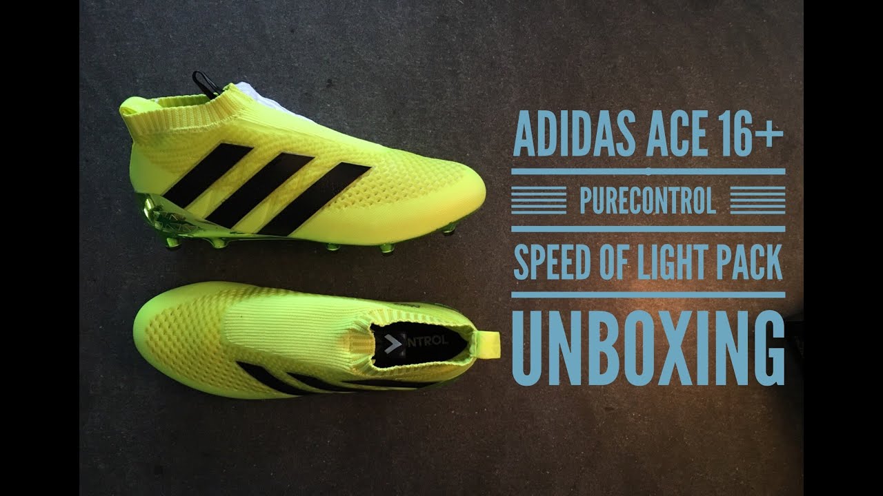 Adidas ACE 16+ Purecontrol | Speed of light pack | UNBOXING | football boots | HD