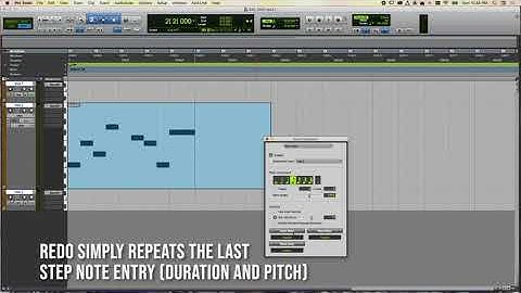 ProTools Tutorial Video 08 MIDI Input Part3 by stepnote entry