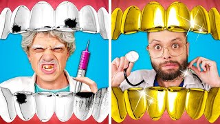 ¡DOCTOR RICO VS DOCTOR POBRE! Consejos Para Padres  Gadgets Geniales & Situaciones Divertidas